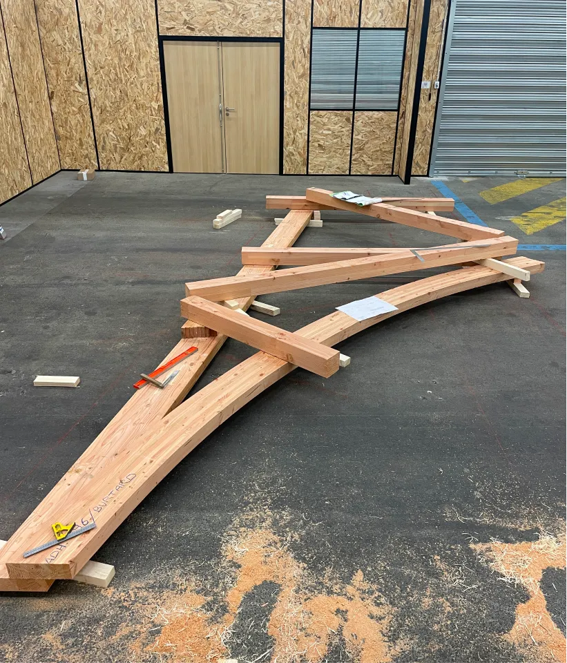 Les Bois De Lestuaire Charpente Nantes Charpente A Saint Herblain Pres De Nantes 01